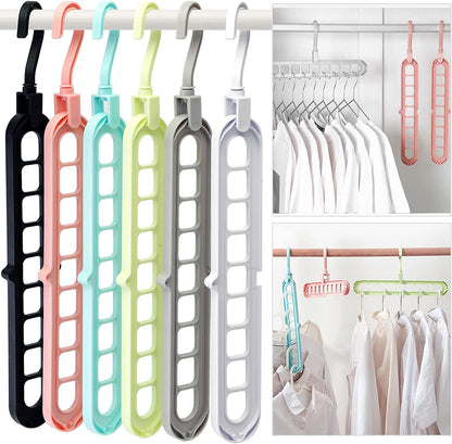 MultiPercha  |  Pack de 3 Percheros Mágicos Plegables 9 en 1